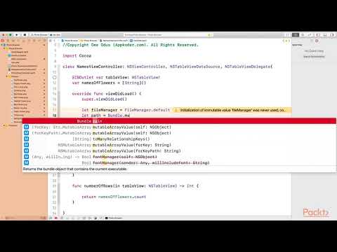 Professional macOS Programming : Load Images with File Manager | packtpub.com