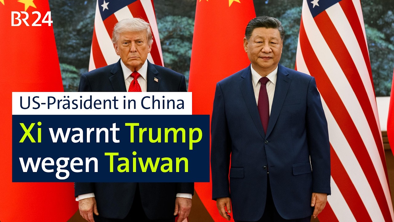 US-Präsident in China: Xi warnt Trump wegen Taiwan | BR24