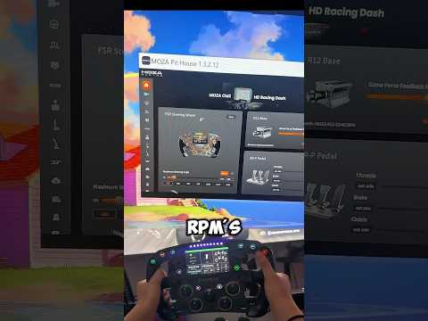 How to get your RPM working on MOZA pit house!