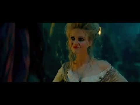 Trailer montage: moonlit skeleton pirates stride on the seabed as the ostinato hammers
