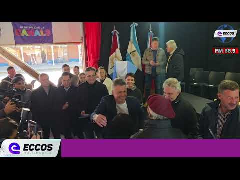 Reconocimiento y subsidios en el marco de la visita del Gobernador de Cordoba a Canals