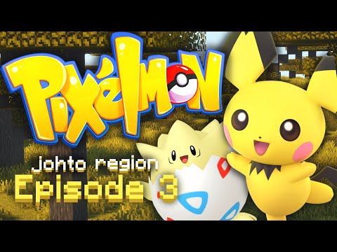 BABY POKEMON! (Pixelmon Johto Region) Ep. 3