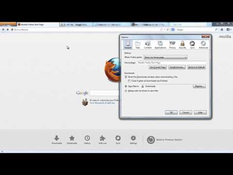 How to set Firefox Homepage
