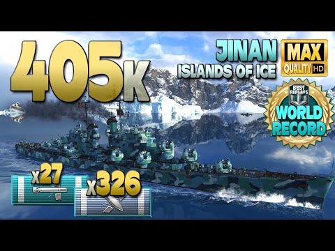 Cruiser Jinan: Huge torpedo hits, serious damage record - World of Warships