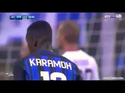 Yann Karamoh Debut / Inter VS Genoa