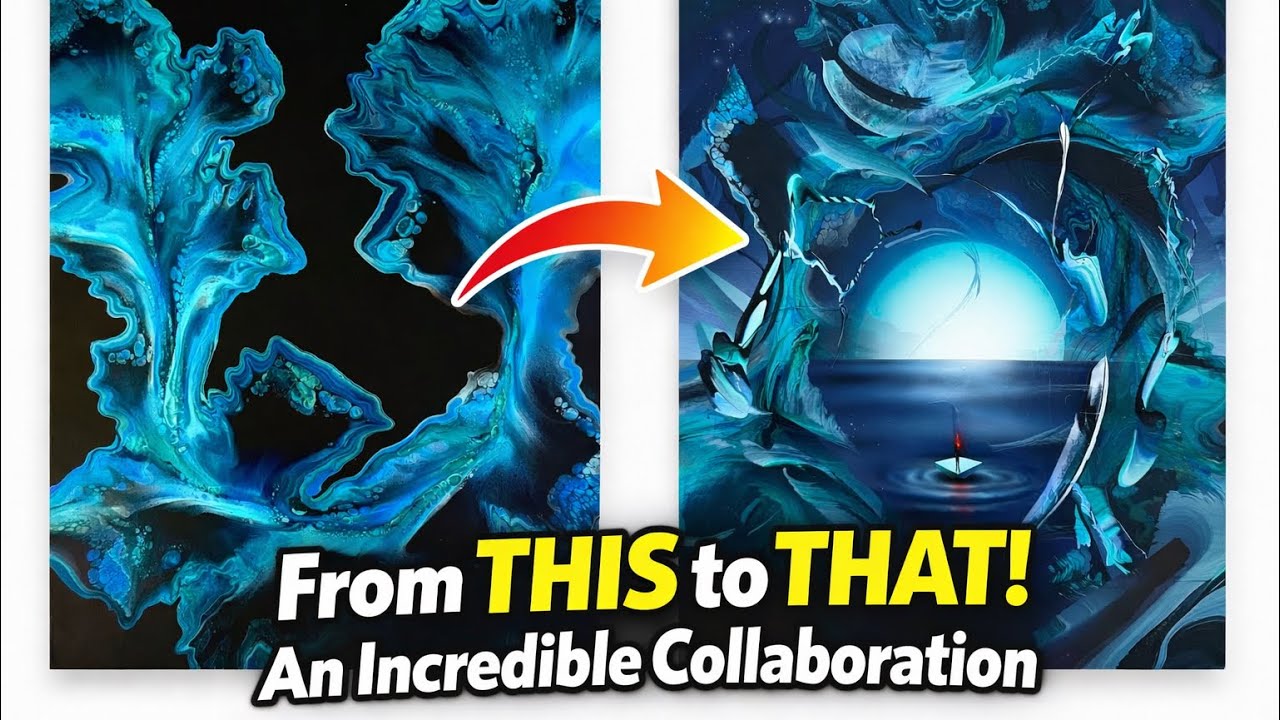 # 860 - NEW! Watch This Painting TRANSFORM! An Incredible Collaboration with @nbultman_art