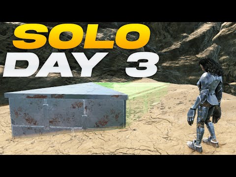 SOLO Claiming A Broken Modded Crouch Cave! - Ark