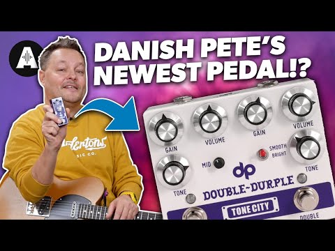 Tone City Double Durple Danish Pete Honoremodded version of the Tone City Blues Man image 3