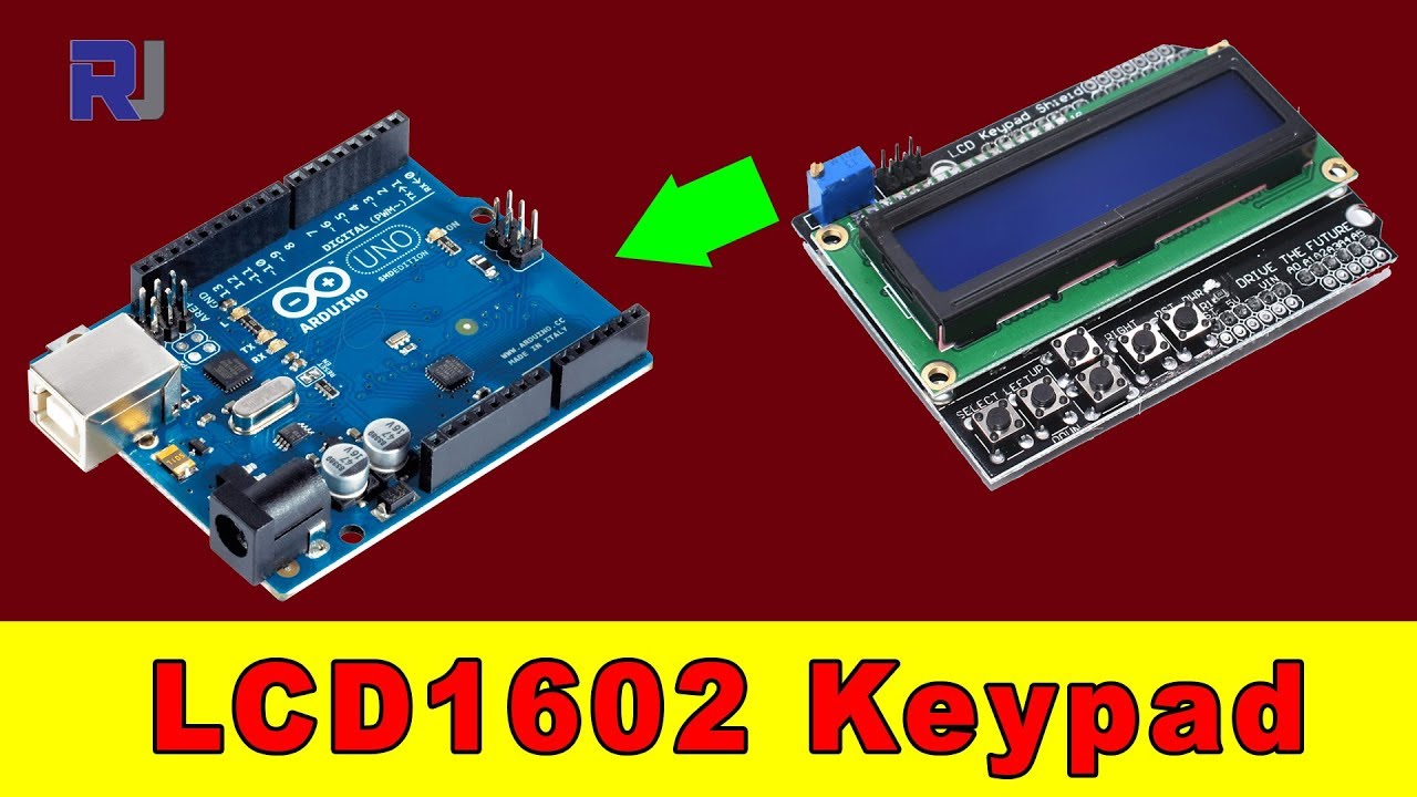 Using 1602 LCD kaypad shield for Arduino RJT014