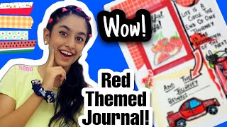 Red Themed Journal!!!❤️ | Icecream in the Morning!🍦🍨 | Riya's Amazing World
