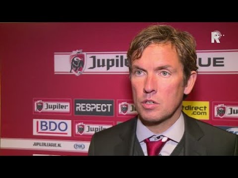 Alex Pastoor na afloop van FC Emmen - Sparta