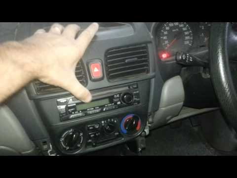 How to remove the  radio from a Nissan Pulsar