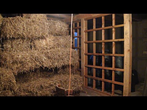 Strawbale Vlog 52 - ścianka z gliny lekkiej - konstrukcja kratownicy