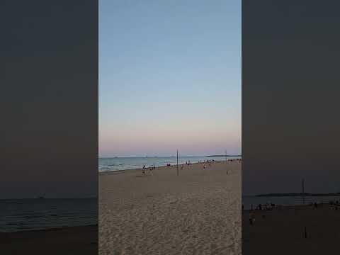 في شواطئ مدينة صامسون في تركيا مع الماء العذب