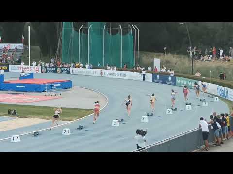 200m Donne Finale Campionati Italiani Assoluti 2022