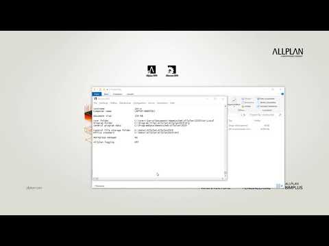 Project import in Allplan via Allmenu