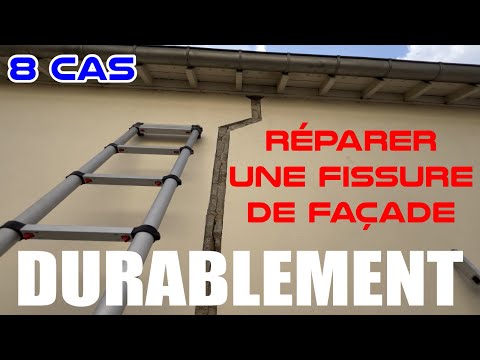 Réparer une fissure de façade solidement et durablement ! (8 cas critiques 100% fiable)