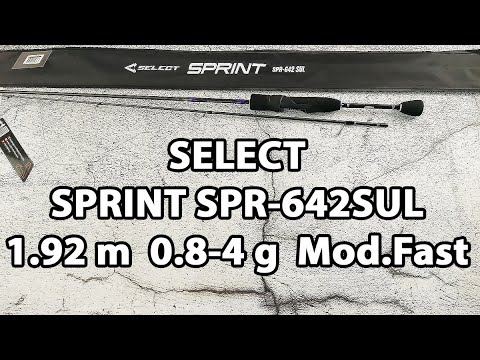 Спінінг Select Sprint SPR-642SUL 1.92m 0.8-4g Mod.Fast