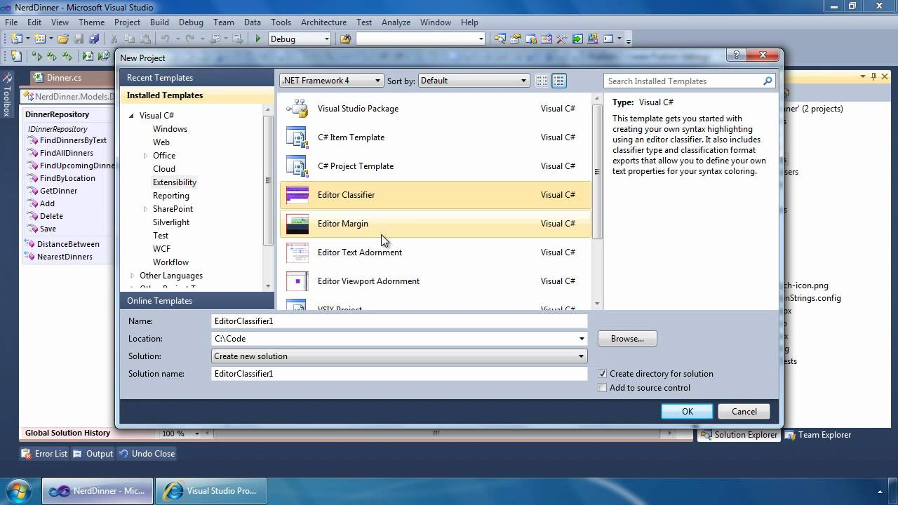 Visual Studio 2010 Extensions
