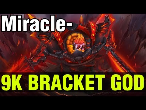 THE 9K BRACKET GOD !! - Miracle TIMBERSAW - Dota 2