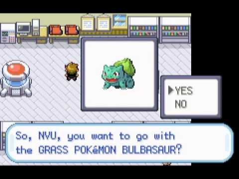 Pokemon FireRed walkthrough 1 แนะนำเกมโปเม่อน 1