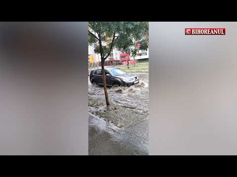 eBihoreanul.ro / Oradea sub ape: O mulțime de străzi inundate după ploaia puternică