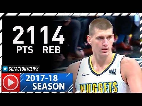Nikola Jokic Full Highlights vs Nets (2017.10.29) - 21 Pts, 14 Reb