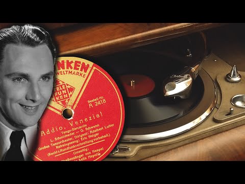 "Addio, Venezia !" (1937) - Eric Helgar & Großes Tanzorchester Adalbert Lutter