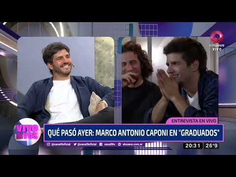 Caponi y un desopilante blooper con Cáceres: “Tuvimos que hacer la escena 22 veces”