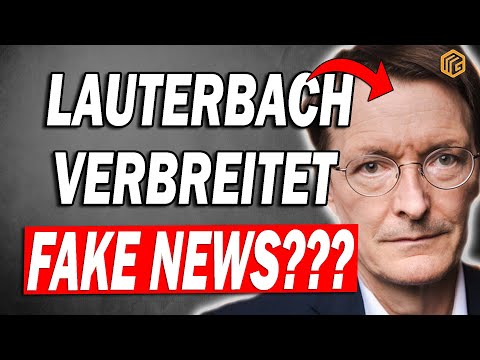 Lauterbach "WISSENSCHAFTLER werden angegriffen um AGENDA durchzusetzen"