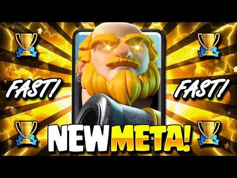 NEW META FASTEST 2.9 ROYAL GIANT CYCLE DESTROYS EVERYTHING!! WOW! - Clash Royale Royal Giant Deck