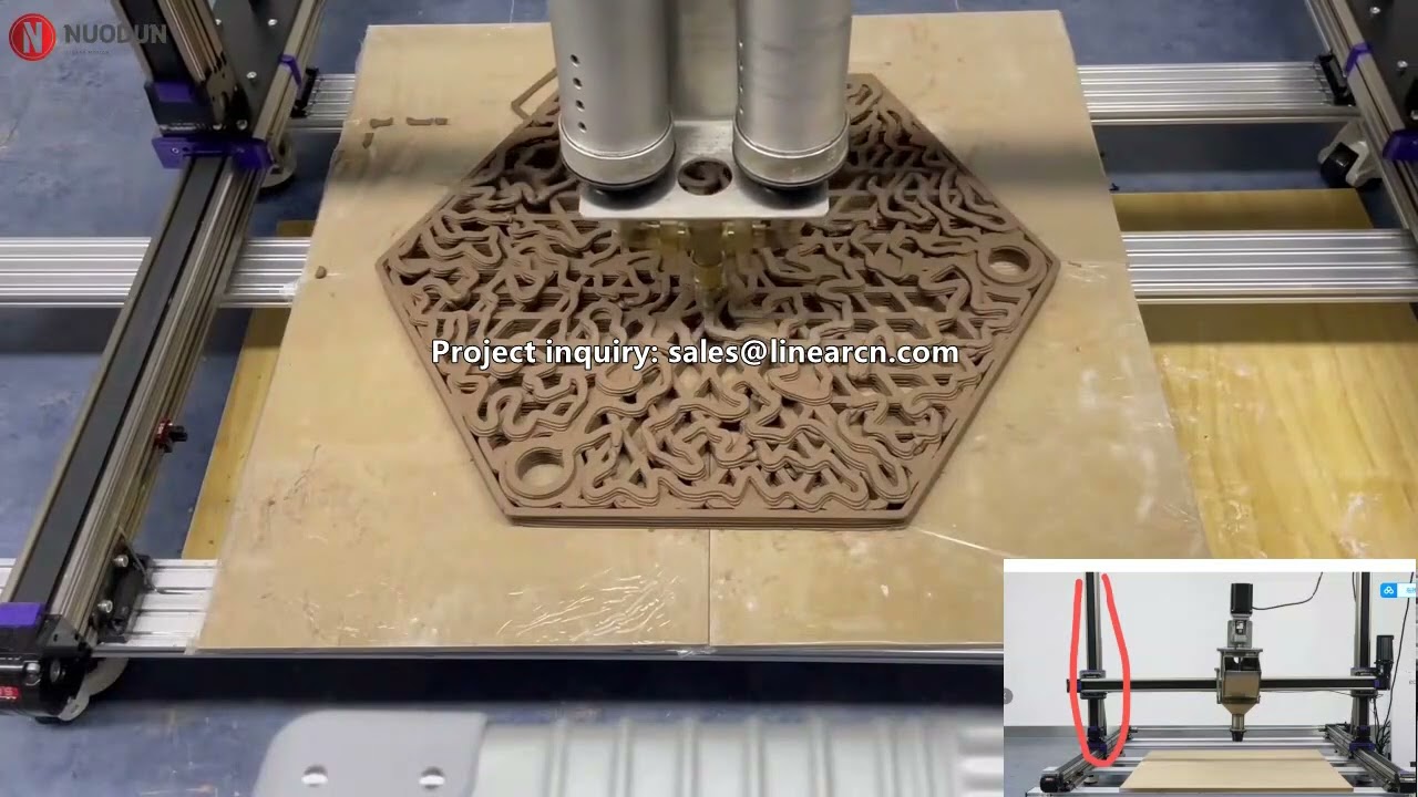 XYZ Axis Cartesian Robot Actuators Used On 3D Printer