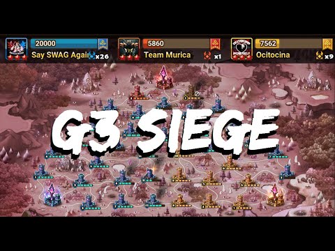 Say SWAG Again vs. Team Murica and Ocitocina (G3 Siege - Summoners War)