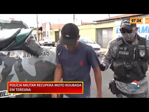 Moto roubada é recuperada pela Polícia Militar 08 12 2020