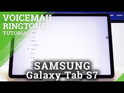 How to Manage Notifications in Samsung Galaxy Tab S7 - Change Voicemail Notification