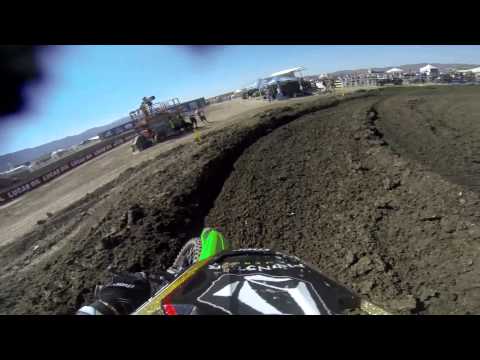 GoPro HD: Ryan Villopoto Moto 2 - Lake Elsinore MX Lucas Oil Pro Motocross Championship 2013