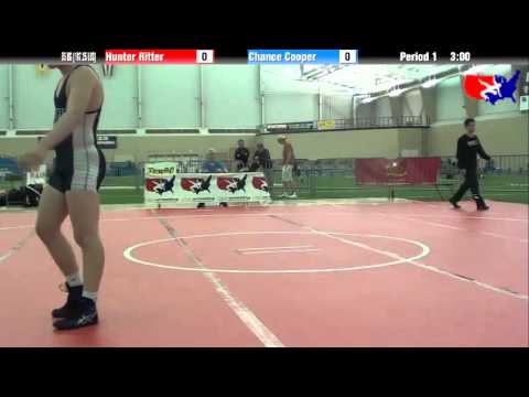 Hunter Ritter vs. Chance Cooper at 2013 ASICS FILA Cadet Nationals - GR