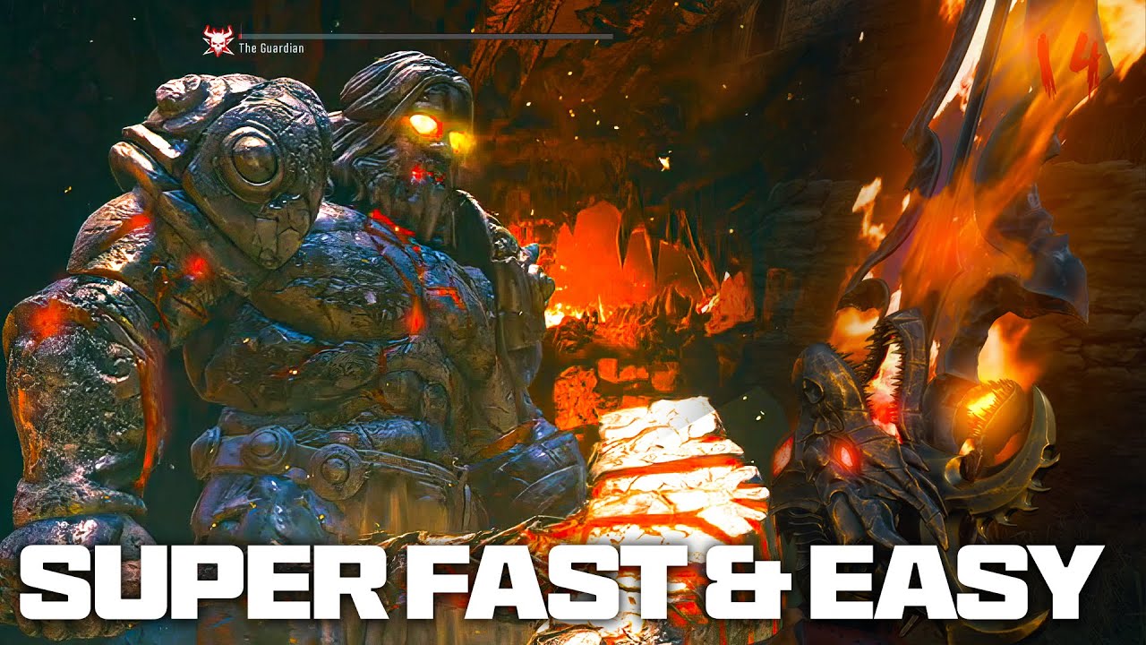 HOW To Beat Citadelle Des Morts Easter Egg BOSS INSTANTLY! (Fast & Easy Guardian Boss Fight Guide)