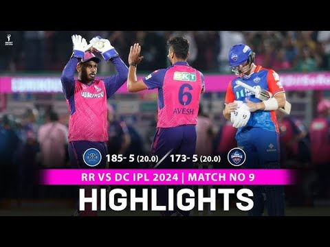 2024: M09: RR vs DC – Match Highlights_|@starsports @ipl @ICC#india #cricket #viralvideo