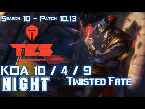 TES Knight TWISTED FATE vs SYLAS Mid - Patch 10.13 KR Ranked
