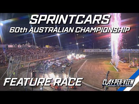 Sprintcars | 60th Australian Championship - A-Main - Perth Motorplex - 11th Feb 2023 | Clay-Per-View