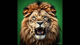 Download lagu Lion roaring green screen mp3