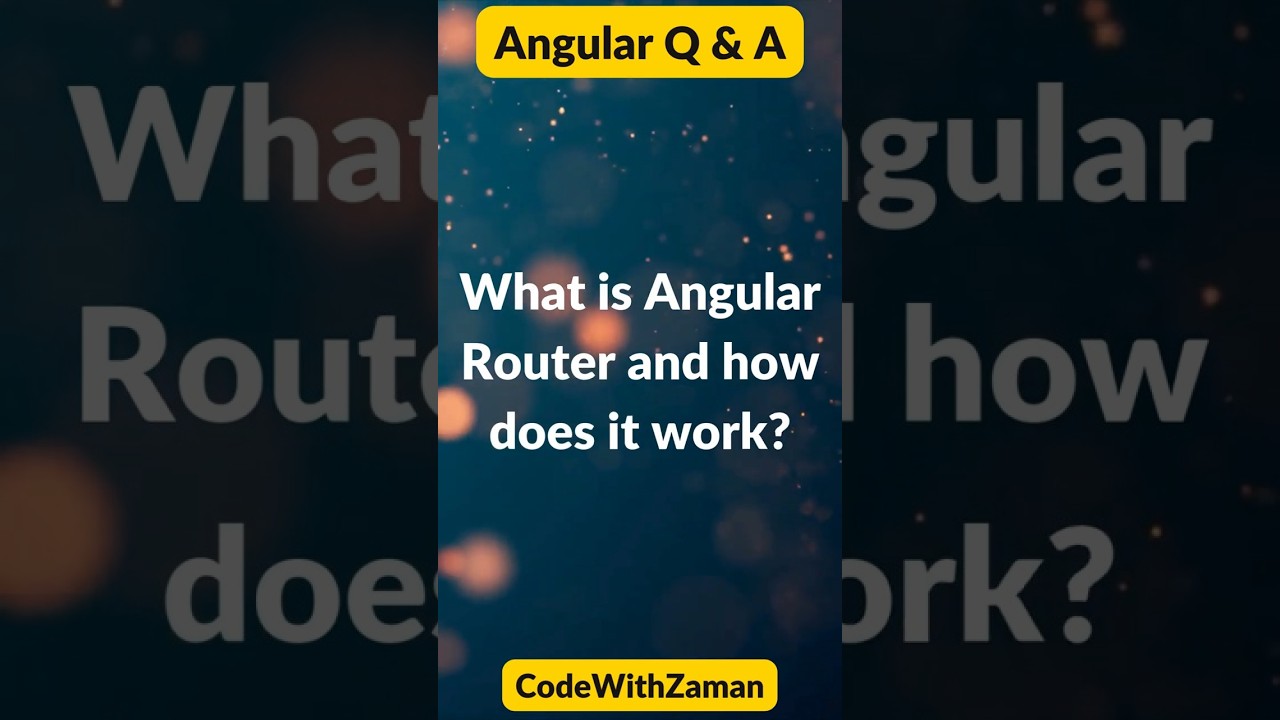 Angular Router Explained: A Beginner’s Guide 🚀