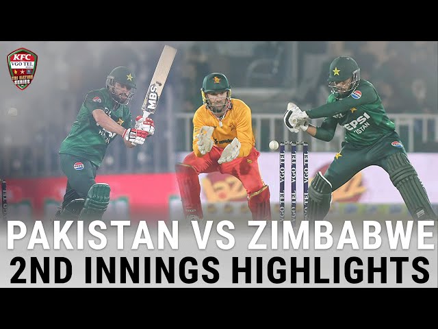 2nd Innings Highlights | Pakistan vs Zimbabwe | Match 01 | Tri Nation Series | PCB | M2T1U