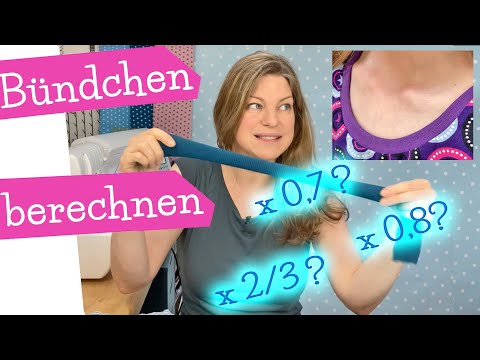 Bündchen berechnen | immer passende Länge Halsbündchen berechnen | Nähen lernen mit mommymade