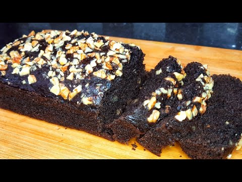 Chocolate Walnut Cake | Eggless Chocolate Cake Recipe | Eggless and without Oven