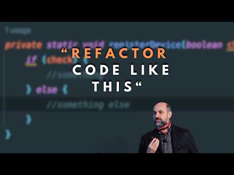 How to refactor code the right way - Martin Fowler