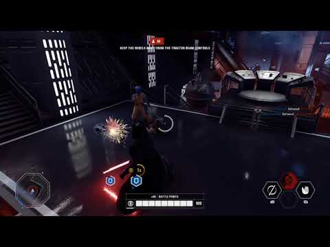 LORD VADER DEFENDING THE DEATH STAR - STAR WARS BATTLEFRONT 2