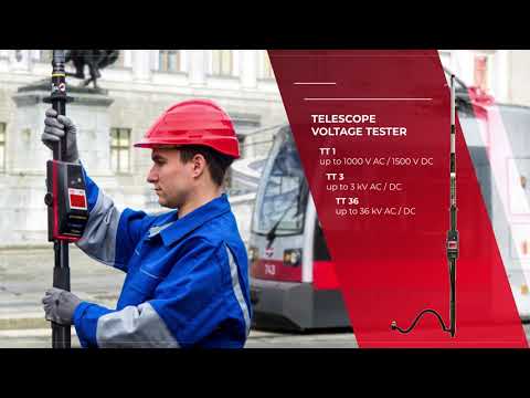 Telescopic voltage detector TT for 1 kV / 3 kV / 36 kV