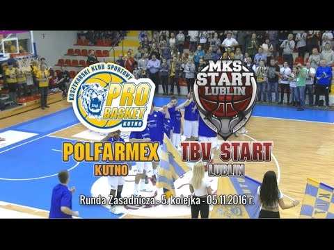 Skrót meczu Polfarmex Kutno - TBV Start Lublin - 05.11.2016